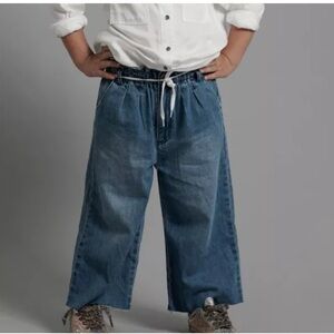 ONE TEASPOON Ranch Kid’s Bonnie pant wide leg girls, elastic wiast, Jeans 9-10